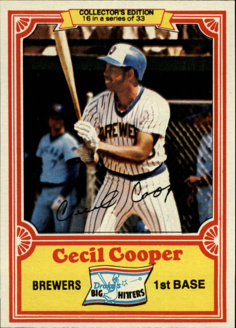 1981 Drake's #16 Cecil Cooper