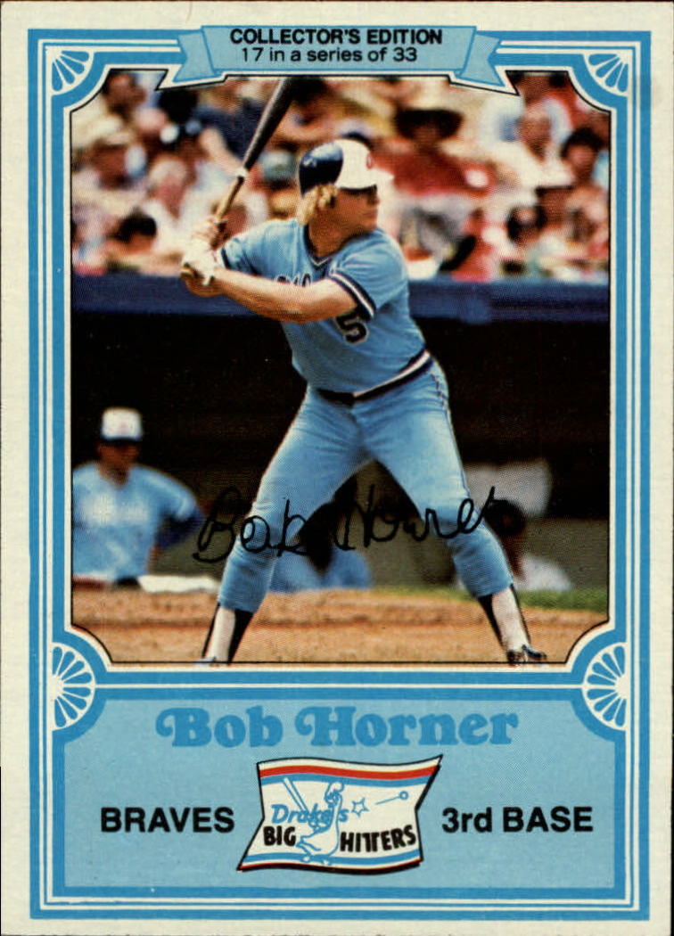 Buy Bob Horner Cards Online  Bob Horner Baseball Price Guide - Beckett