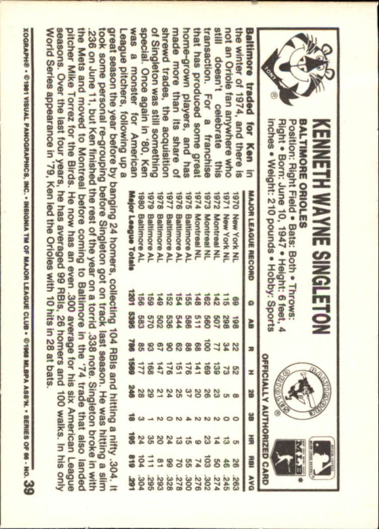 A5665- 1981 Kellogg's Baseball Karten 1-66 + Hofers -du Pick- 15 + Free US - Bild 92 von 152