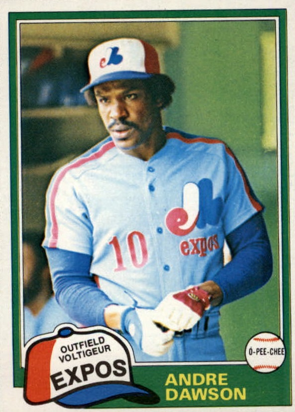1981 Topps & Topps Traded Andre Dawson