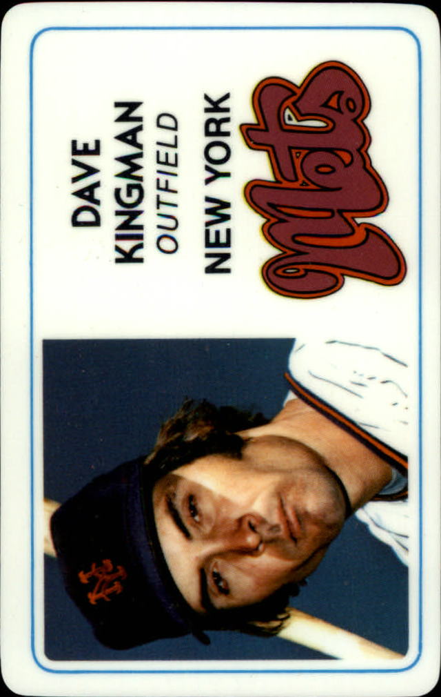 1981 Perma-Graphic Credit Cards #18 Dave Kingman