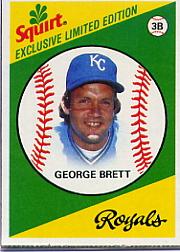1981 Squirt #1 George Brett DP