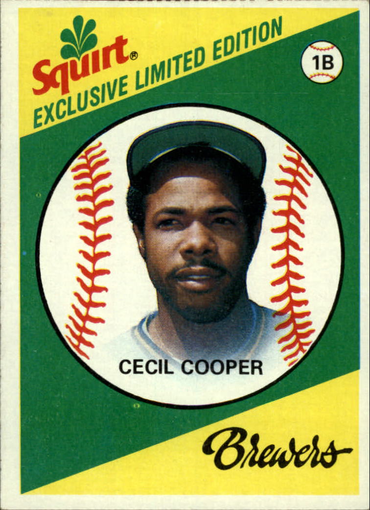 1981 Squirt #30 Cecil Cooper