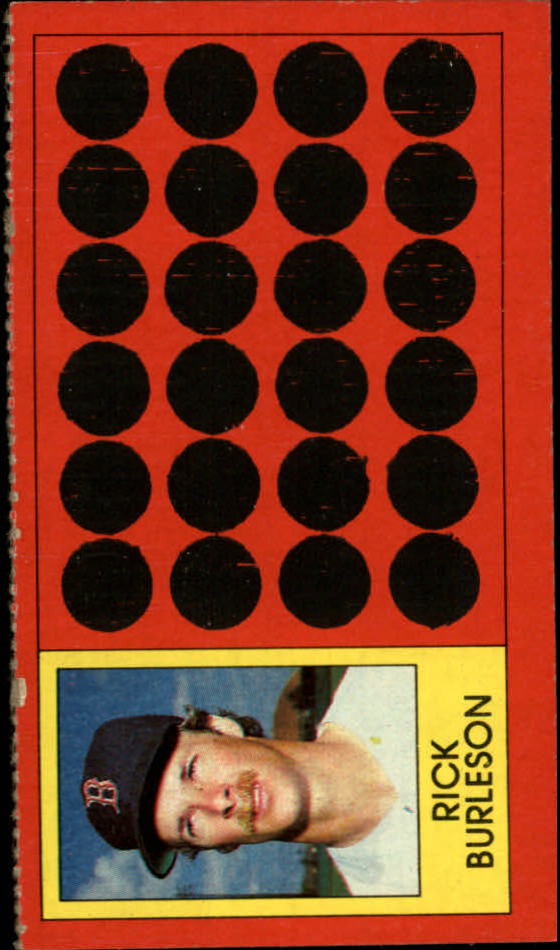 1981 Topps Scratchoffs #37a Rick Burleson BSI