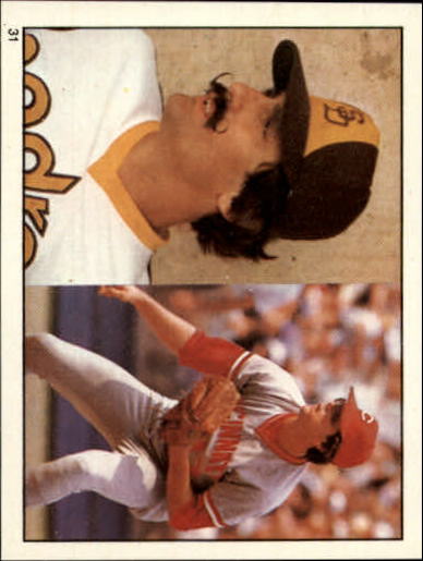 1981 Topps Stickers #31 Rollie Fingers/Tom Hume