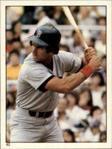 1981 Topps Stickers #42 Fred Lynn
