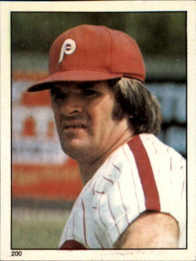 1981 Topps Stickers #200 Pete Rose