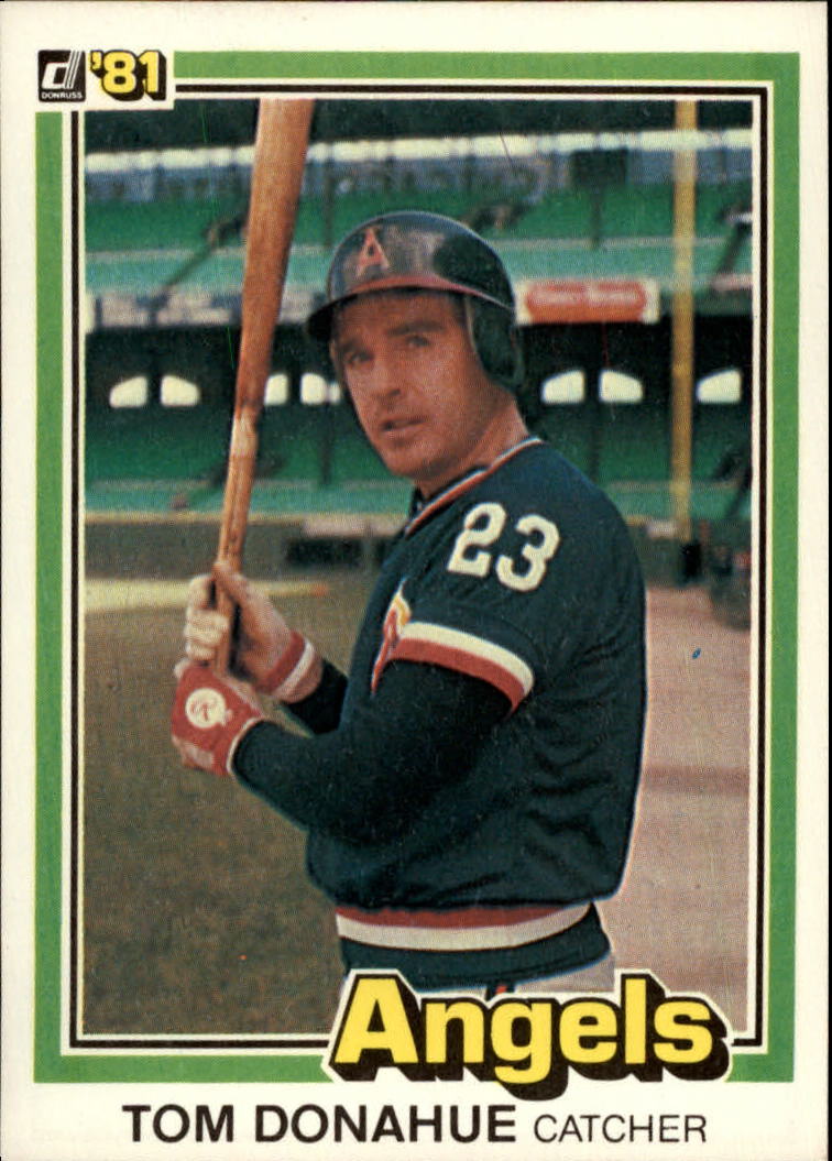 1981 Donruss #51A Tom Donahue P1 ERR/Name on front/misspelled Don