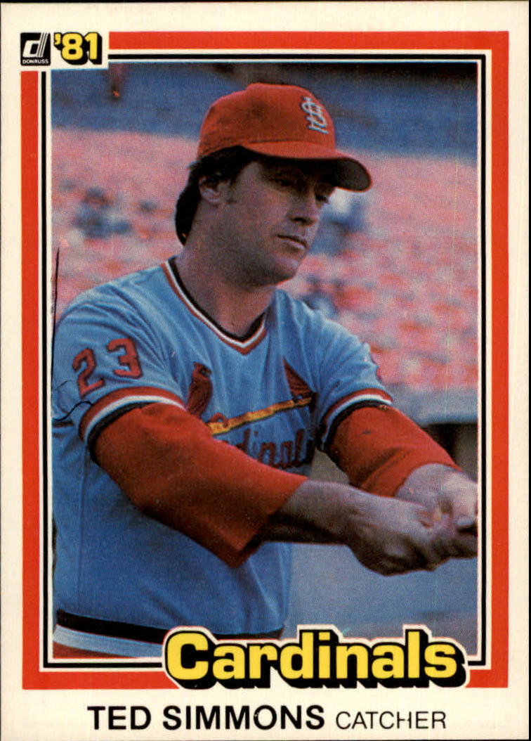 1981 Donruss #308 Ted Simmons