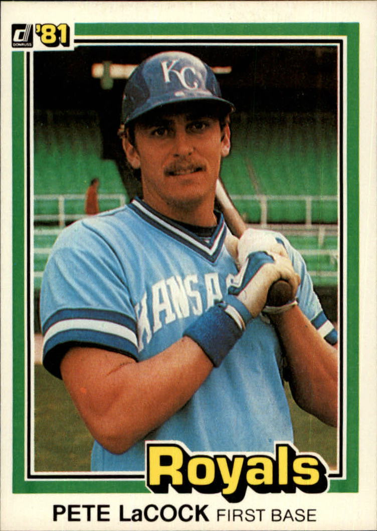 1981 Donruss #344 Pete LaCock