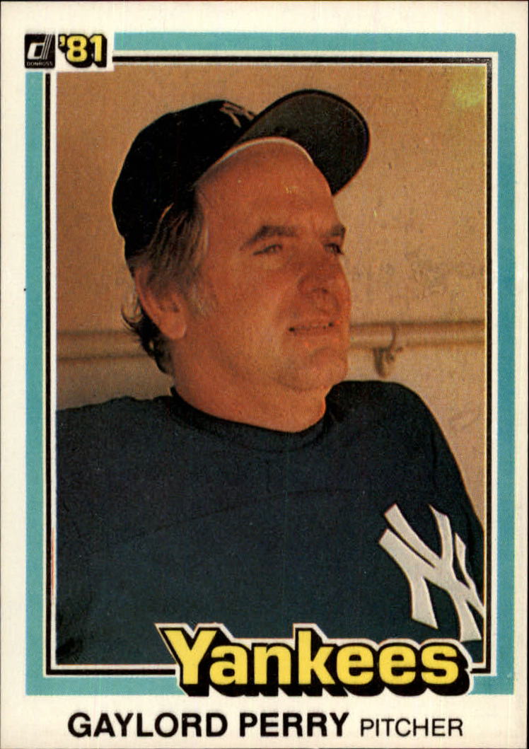 1981 Donruss #471 Gaylord Perry