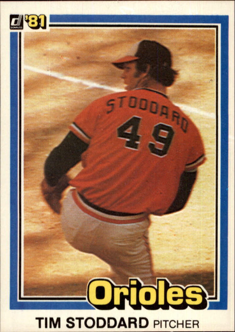 1981 Donruss #475 Tim Stoddard