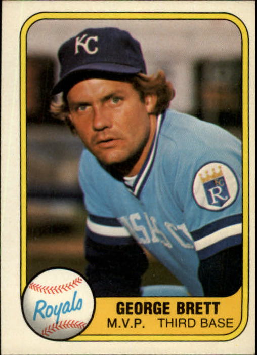 1981 Fleer #28A George Brett/.390 Average