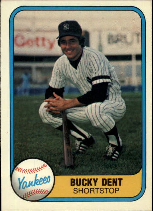 1981 Fleer #80 Bucky Dent