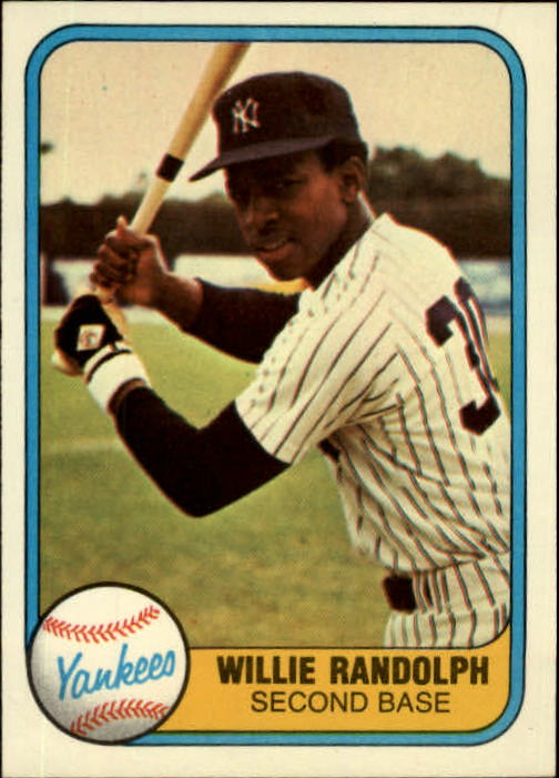 1981 Fleer #109 Willie Randolph