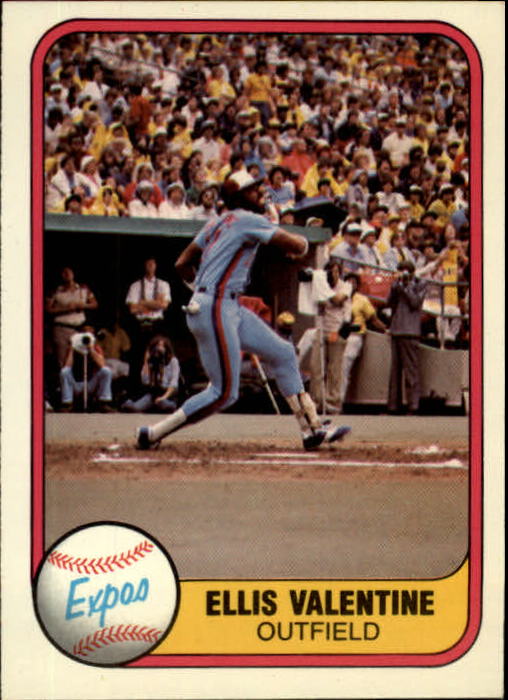 1981 Fleer #148 Ellis Valentine