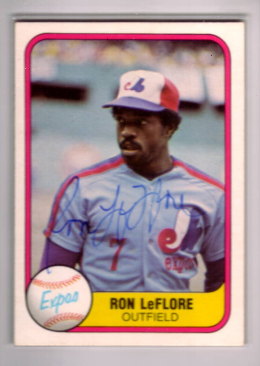 1981 Fleer #154 Ron LeFlore