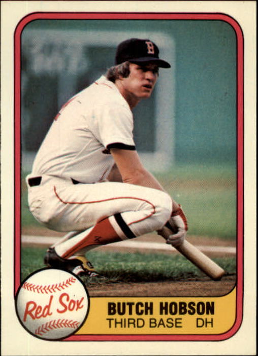1981 Fleer #227 Butch Hobson