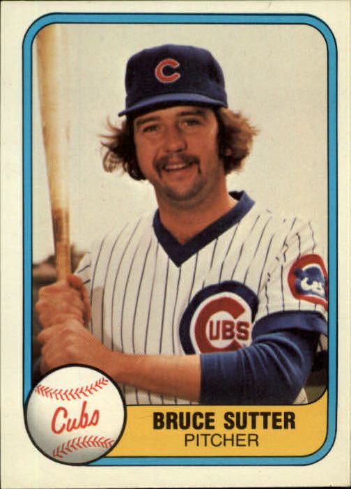 1981 Fleer #294 Bruce Sutter