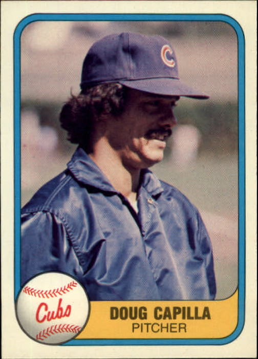 1981 Fleer #309 Doug Capilla UER/Cubs on front but/Braves on back