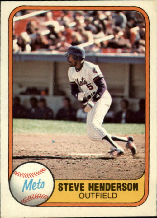 1981 Fleer #321 Steve Henderson