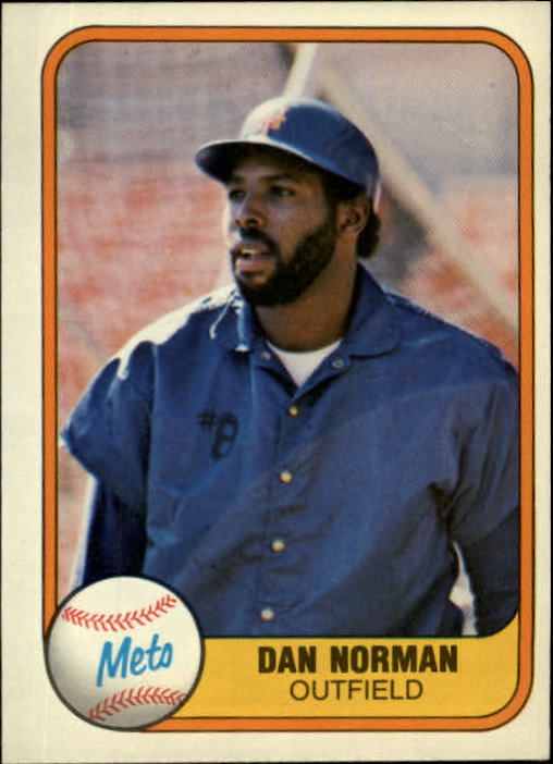 1981 Fleer #337 Dan Norman
