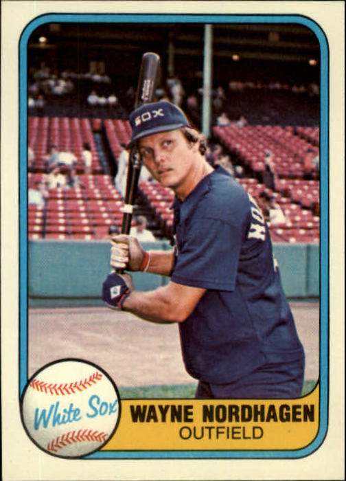 1981 Fleer #348 Wayne Nordhagen
