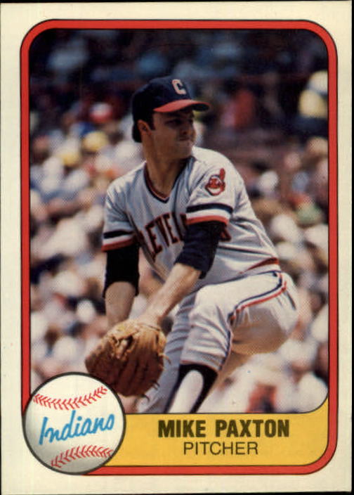 1981 Fleer #401 Mike Paxton