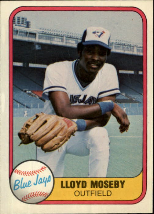 1981 Fleer #421 Lloyd Moseby RC