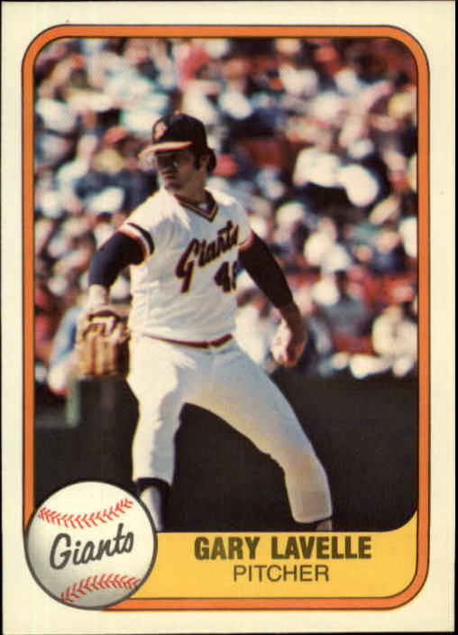 1981 Fleer #448 Gary Lavelle