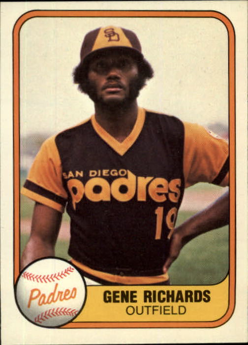 1981 Fleer #486 Gene Richards