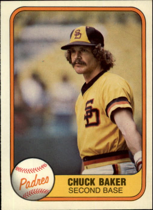 1981 Fleer #500 Chuck Baker