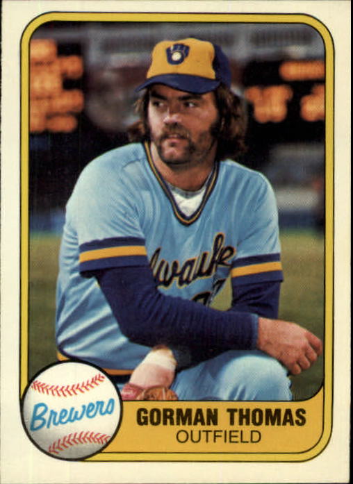1981 Fleer #507 Gorman Thomas