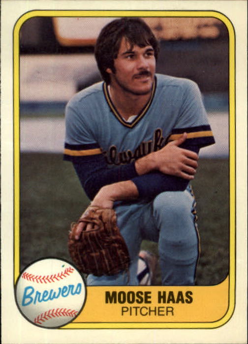 1981 Fleer #516 Moose Haas