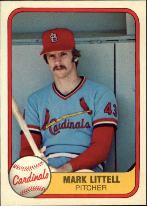 1981 Fleer #544 Mark Littell