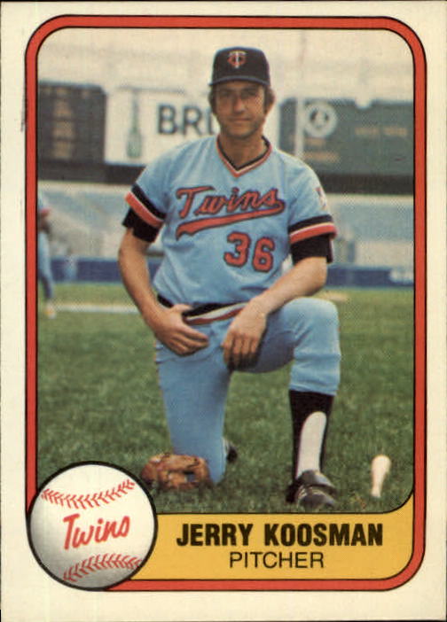 1981 Fleer #552 Jerry Koosman