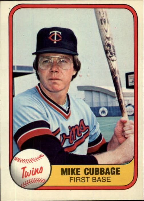 1981 Fleer #566 Mike Cubbage