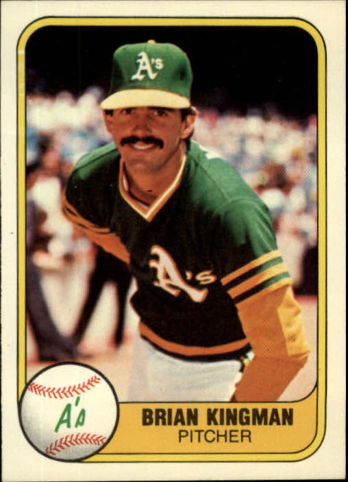 1981 Fleer #579 Brian Kingman