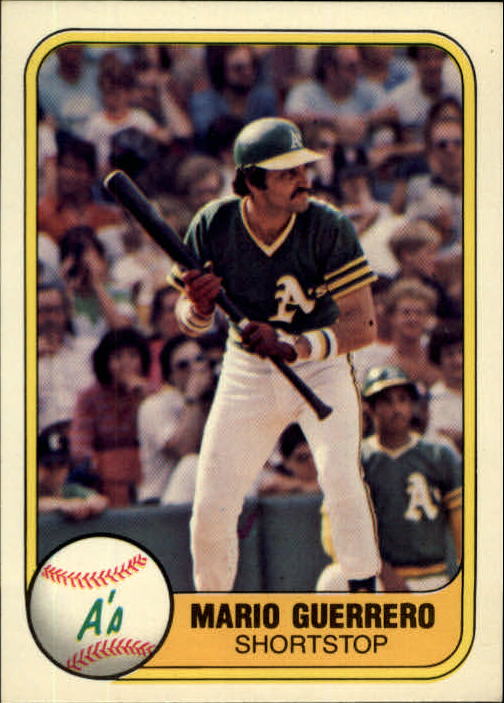 1981 Fleer Baseball "Main Set" Base Cards #441 to #660 - Picture 308 of 459