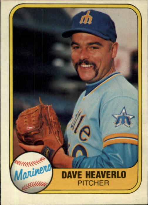 1981 Fleer #594 Dave Heaverlo