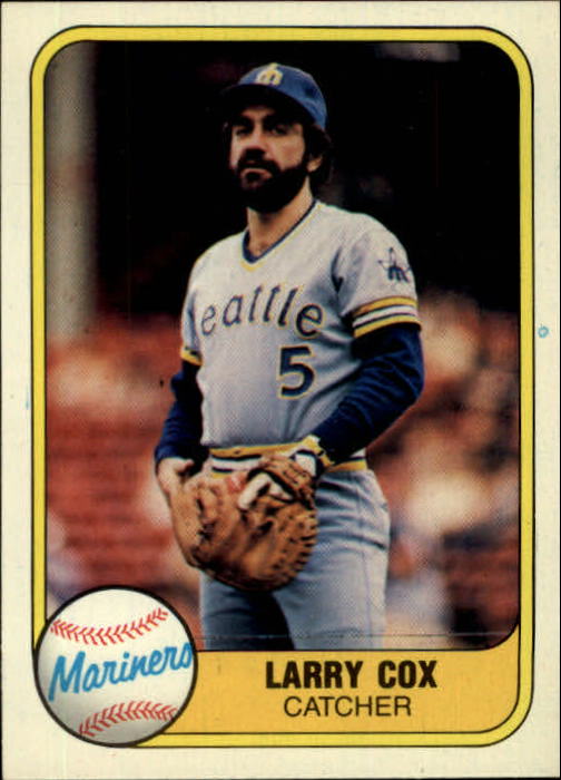 1981 Fleer #604 Larry Cox