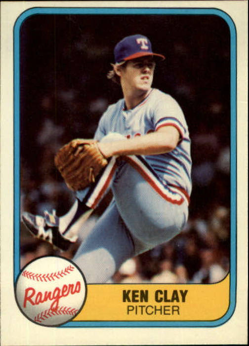 1981 Fleer #633 Ken Clay