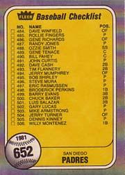 1981 Fleer Baseball "Main Set" Base Cards #441 to #660 - Picture 437 of 459