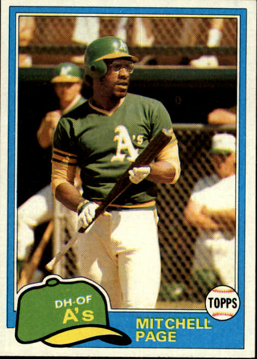 1981 Topps #35 Mitchell Page