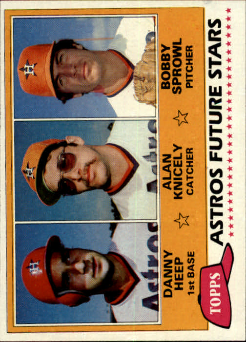 1981 Topps #82 Danny Heep RC/Alan Knicely/Bobby Sprowl RC