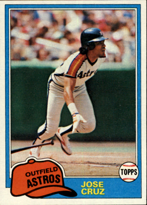 1981 Topps #105 Jose Cruz