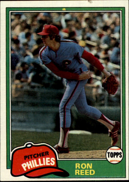1981 Topps #376 Ron Reed