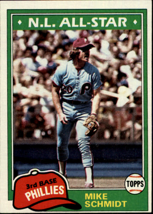 1981 Topps #540 Mike Schmidt DP