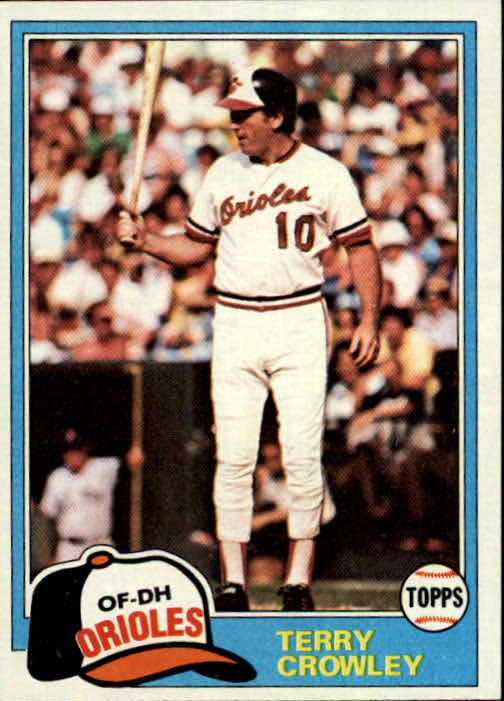 1981 Topps #543 Terry Crowley