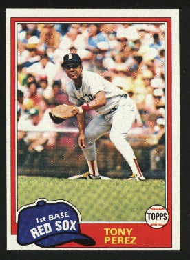 1981 Topps #575 Tony Perez